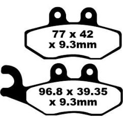 BRAKE PAD SFA SERIES ORGANIC - 17220345