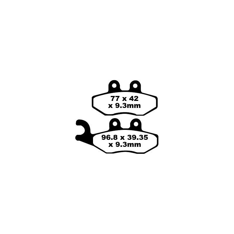 BRAKE PAD SFA SERIES ORGANIC - 17220345