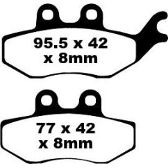BRAKE PAD SFA SERIES ORGANIC - 17220348