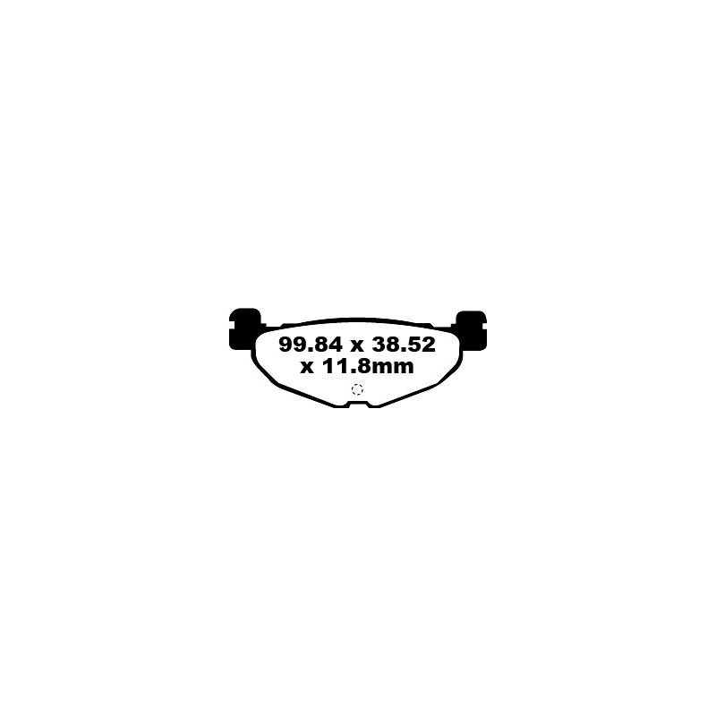 BRAKE PAD SFA SERIES ORGANIC - 17220350