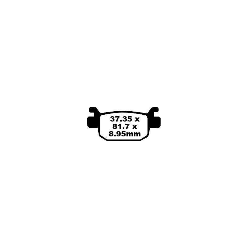 BRAKE PAD SFA SERIES ORGANIC - 17220353