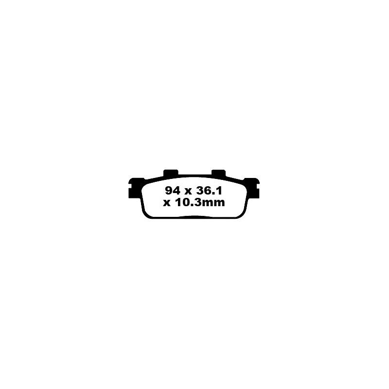 BRAKE PAD SFA SERIES ORGANIC - 17220356