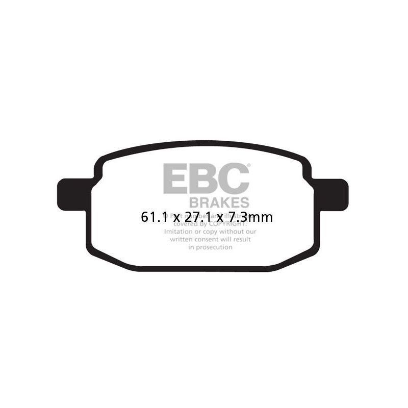 BRAKE PAD SFAC SERIES CARBON FIBER SCOOTER - 17200412