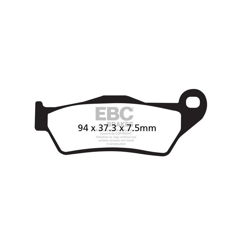 BRAKE PAD SFAC SERIES CARBON FIBER SCOOTER - 17200414