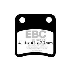 BRAKE PAD SFAC SERIES CARBON FIBER SCOOTER - 17200425