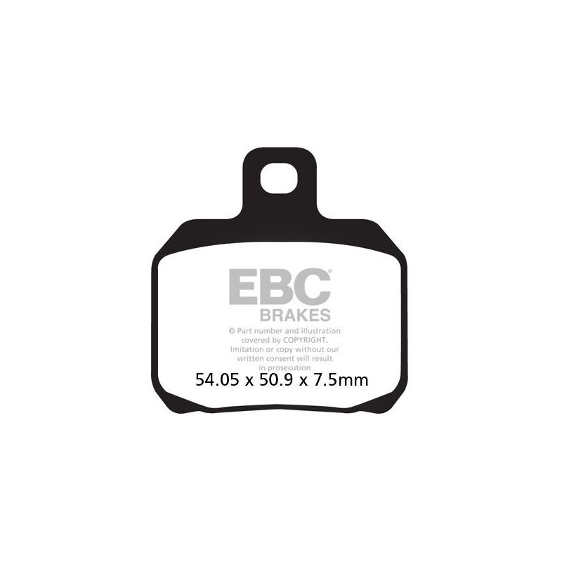 BRAKE PAD SFAC SERIES CARBON FIBER SCOOTER - 17200427