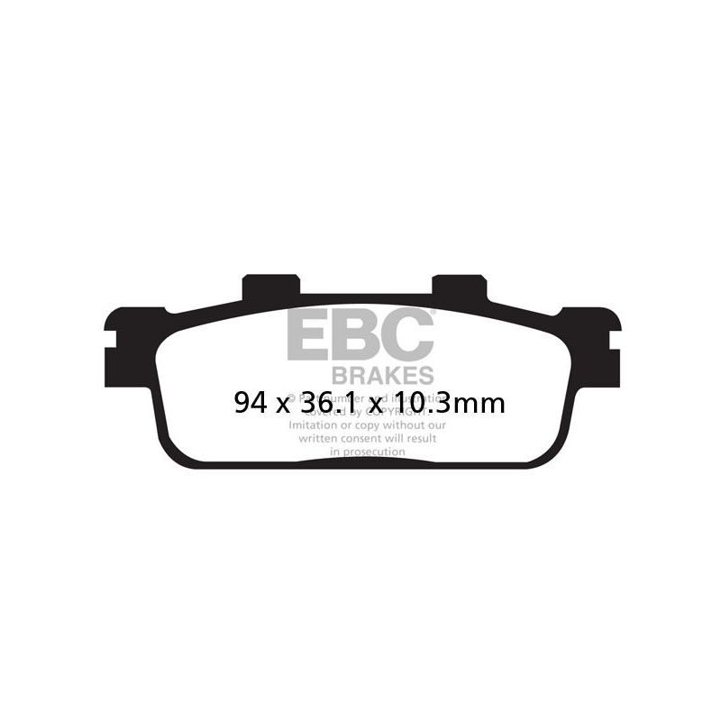 BRAKE PAD SFAC-SERIES CARBON SCOOTER - 17200451