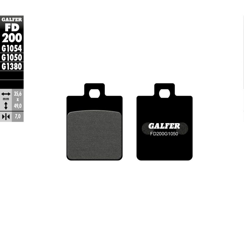BRAKE PAD SCOOTER ORGANIC - 17200651