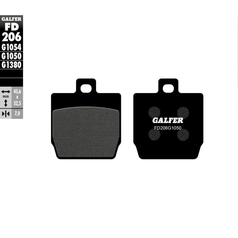 BRAKE PAD SCOOTER ORGANIC - 17200654