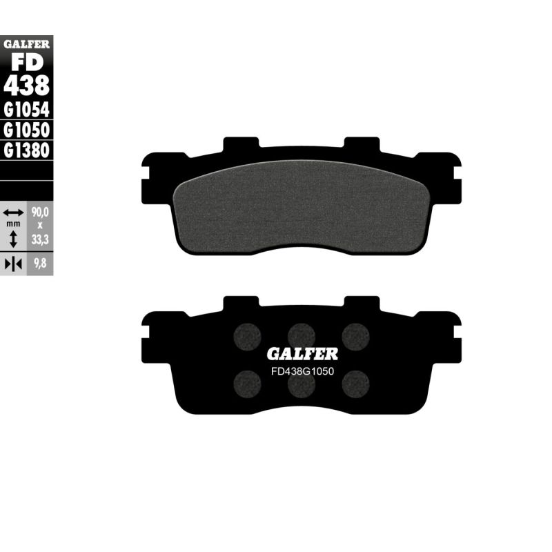 BRAKE PAD SCOOTER ORGANIC - 17200666