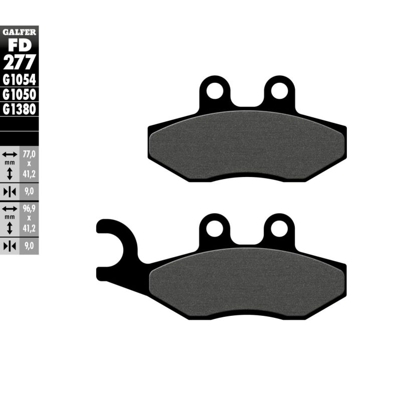 BRAKE PAD SCOOTER ORGANIC - 17200670