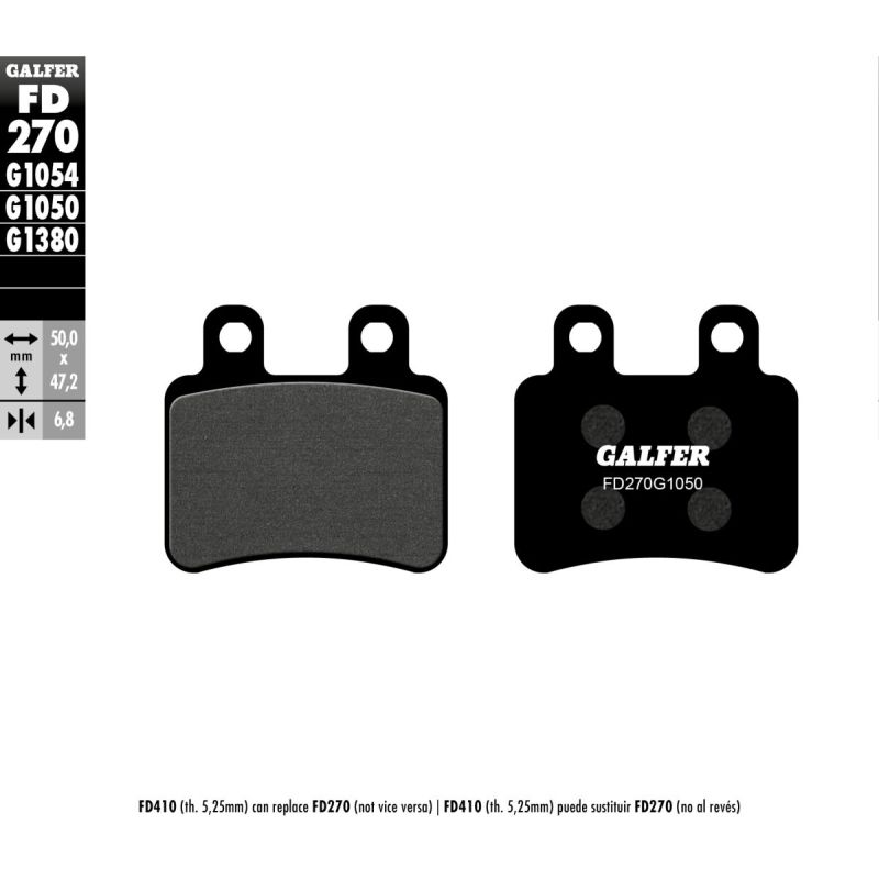 BRAKE PAD SCOOTER ORGANIC - 17200676