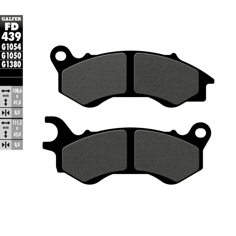 BRAKE PAD SCOOTER ORGANIC - 17200686