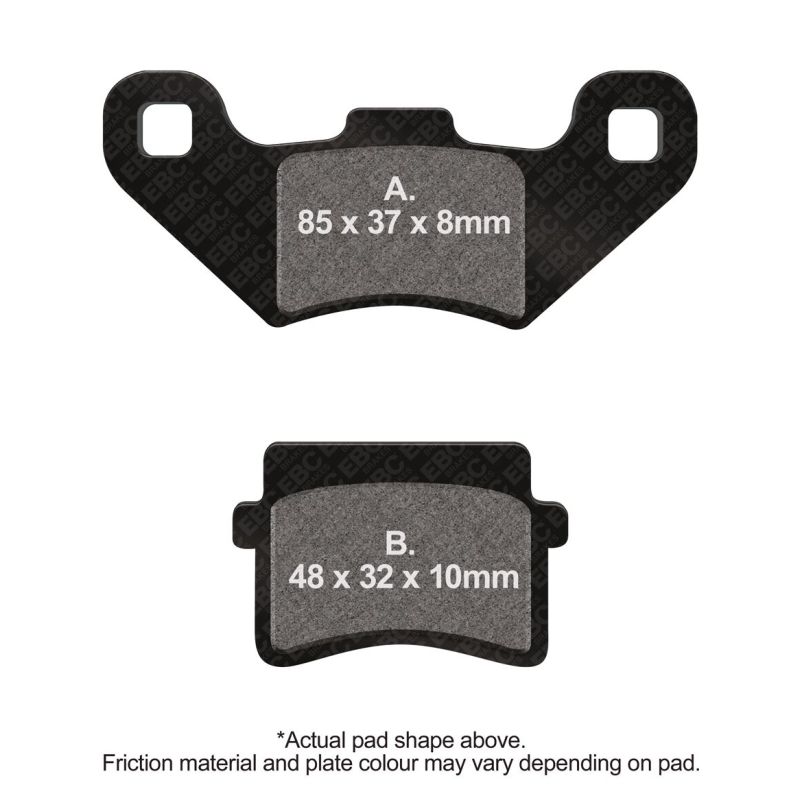 BRAKE PAD CARBON SCOOTER - 17201140