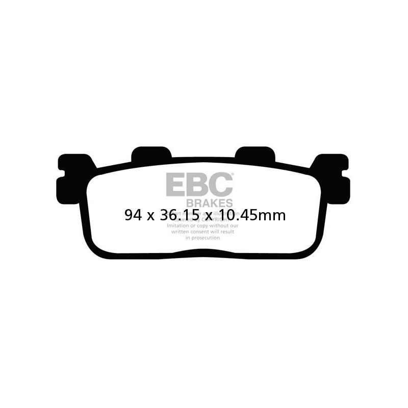 BRAKE PAD CARBON SCOOTER - 17201141