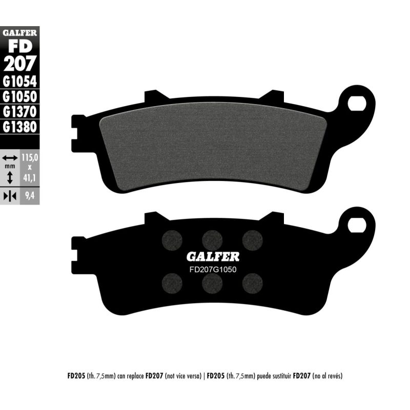 BRAKE PAD SCOOTER ORGANIC - 17200701