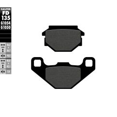 BRAKE PAD ORGANIC SEMI METALLIC