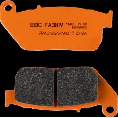 BRAKE PAD FA-V SERIES SINTERED METAL/ORGANIC COMPOUND - 17211423