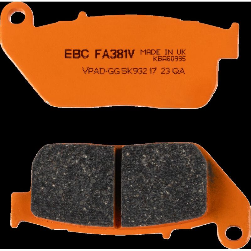 BRAKE PAD FA-V SERIES SINTERED METAL/ORGANIC COMPOUND - 17211423