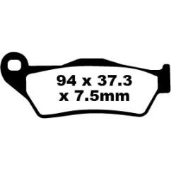 BRAKE PAD SFA-HH SERIES SINTERED METAL SCOOTER - 17211468