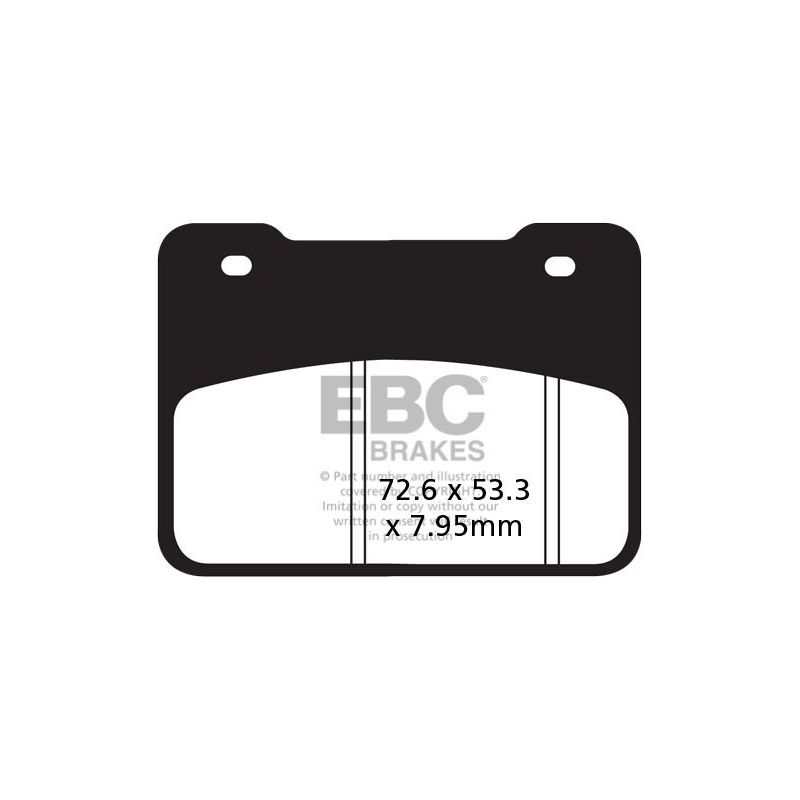 BRAKE PAD SFA-HH SERIES SINTERED METAL SCOOTER - 17211898