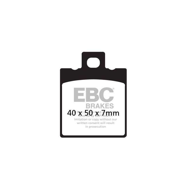BRAKE PAD FA-V SERIES SINTERED METAL/ORGANIC COMPOUND - 17211924
