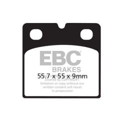 BRAKE PAD FA-V SERIES SINTERED METAL/ORGANIC COMPOUND - 17211959