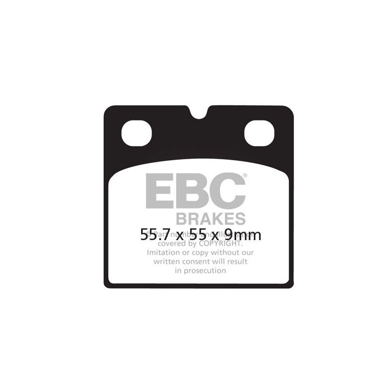 BRAKE PAD FA-V SERIES SINTERED METAL/ORGANIC COMPOUND - 17211959