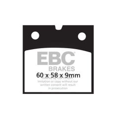 BRAKE PAD FA-V SERIES SINTERED METAL/ORGANIC COMPOUND - 17211962