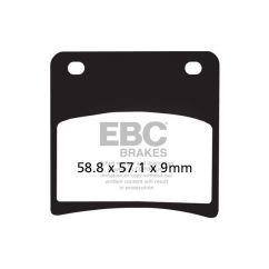 BRAKE PAD FA-V SERIES SINTERED METAL/ORGANIC COMPOUND - 17211966