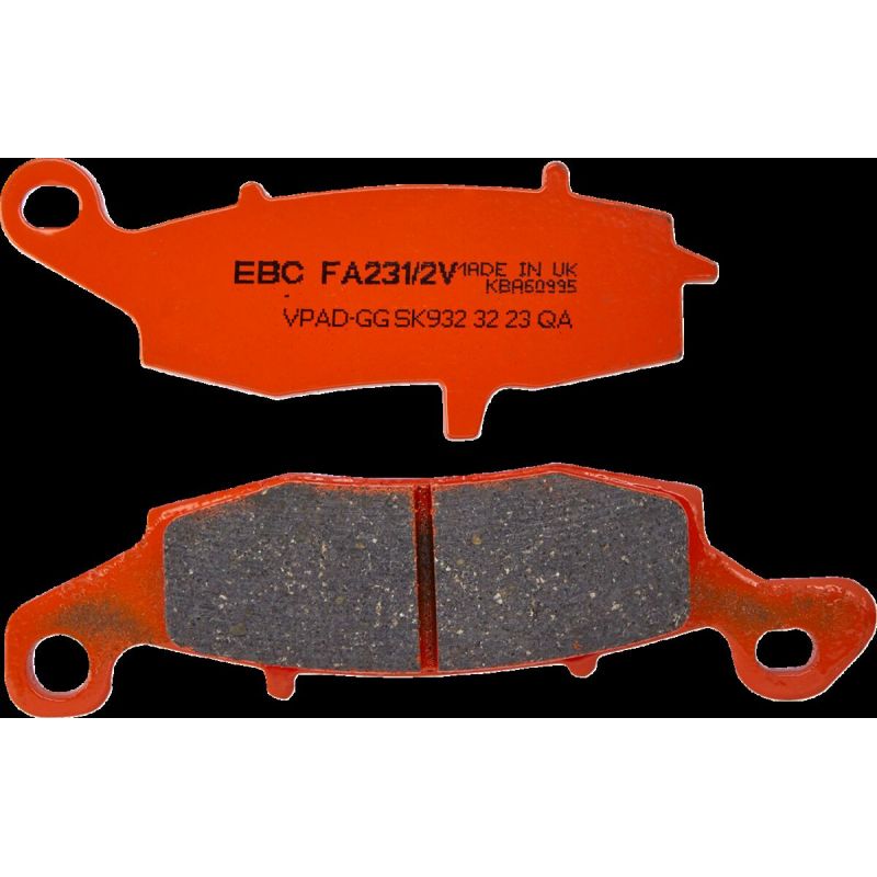 BRAKE PAD FA-V SERIES SINTERED METAL/ORGANIC COMPOUND - 17211972