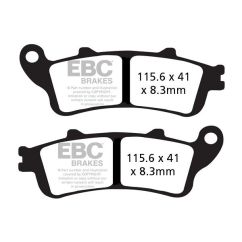 BRAKE PAD FA-V SERIES SINTERED METAL/ORGANIC COMPOUND - 17211975