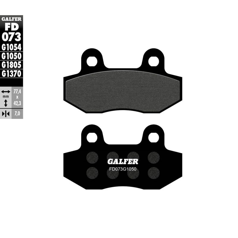 BRAKE PAD SEMI METALLIC SCOOTER - 17213515