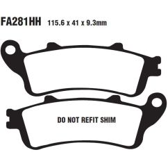 BRAKE PAD SFA-HH SERIES SINTERED METAL SCOOTER - 17212087