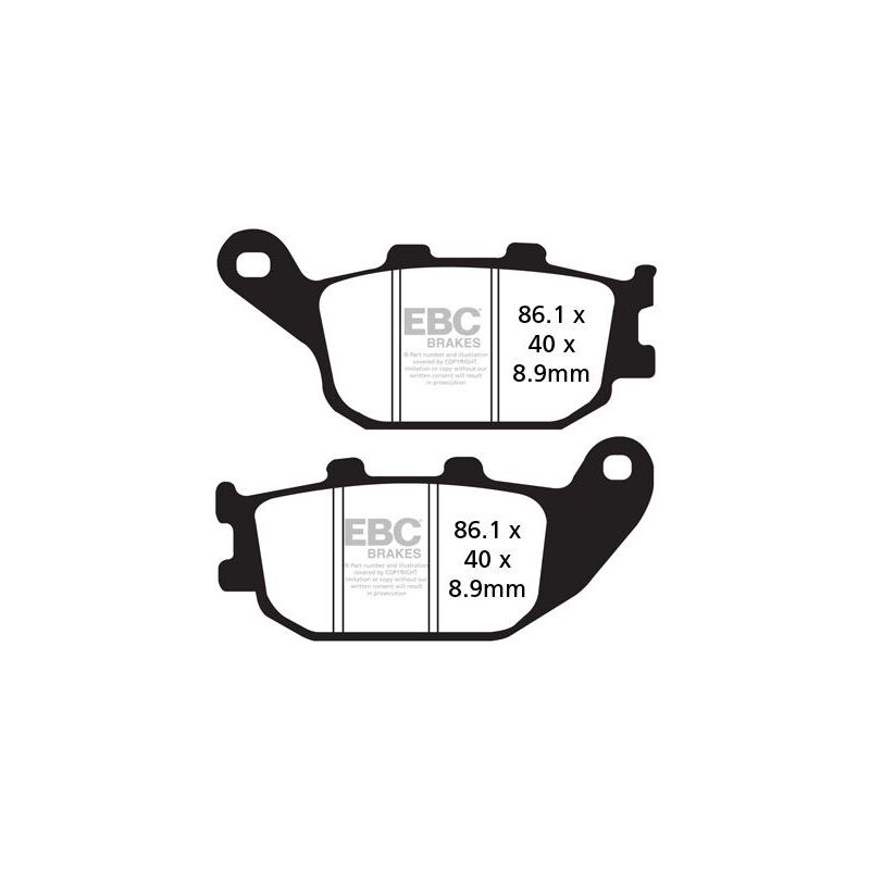 BRAKE PAD SFA-HH SERIES SINTERED METAL SCOOTER - 17212096