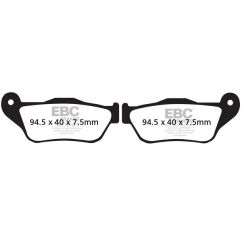 BRAKE PAD SFA-HH SERIES SINTERED METAL SCOOTER - 17212101