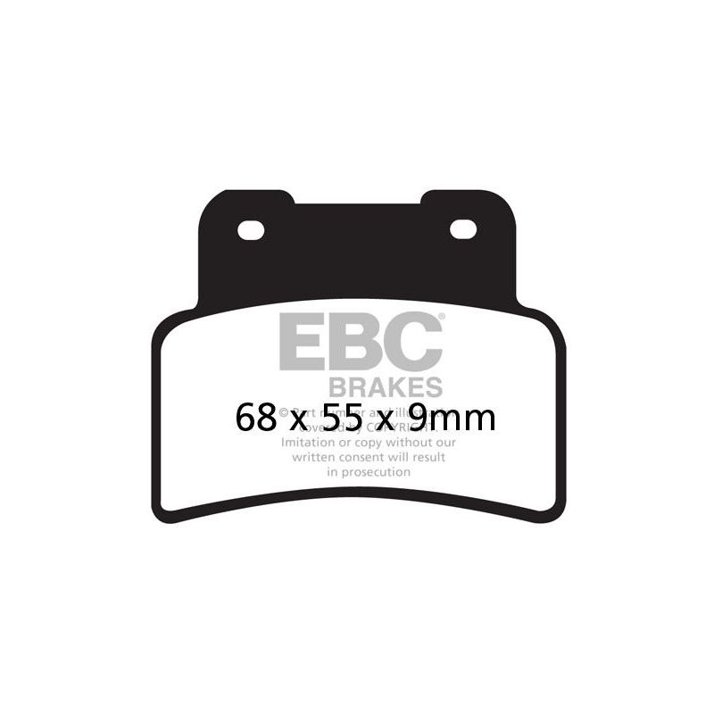 BRAKE PAD SFA-HH SERIES SINTERED METAL SCOOTER - 17212102