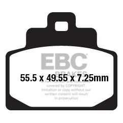 BRAKE PAD SFA-HH SERIES SINTERED METAL SCOOTER - 17212443