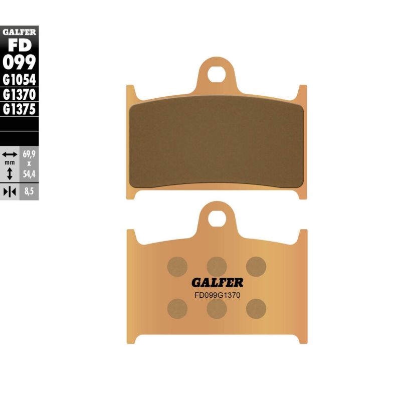 BRAKE PAD STREET SINTER - 17213060
