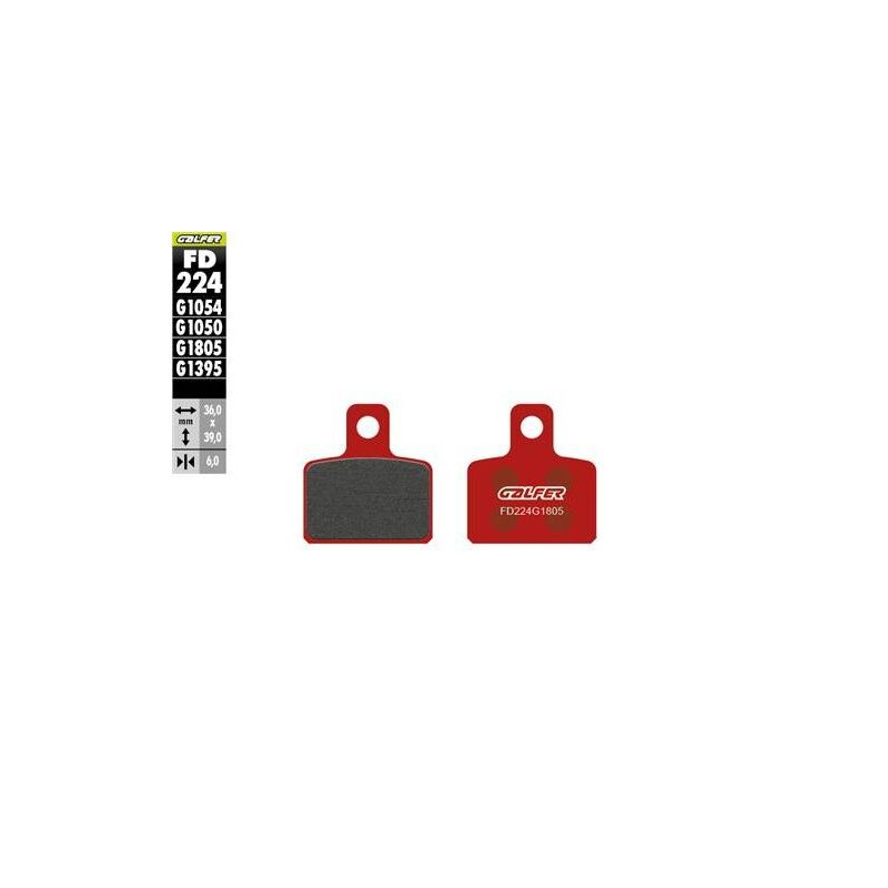 BRAKE PAD SEMI METALLIC