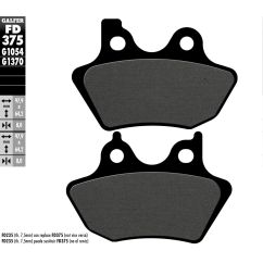 BRAKE PAD SEMI METAL - 17213201