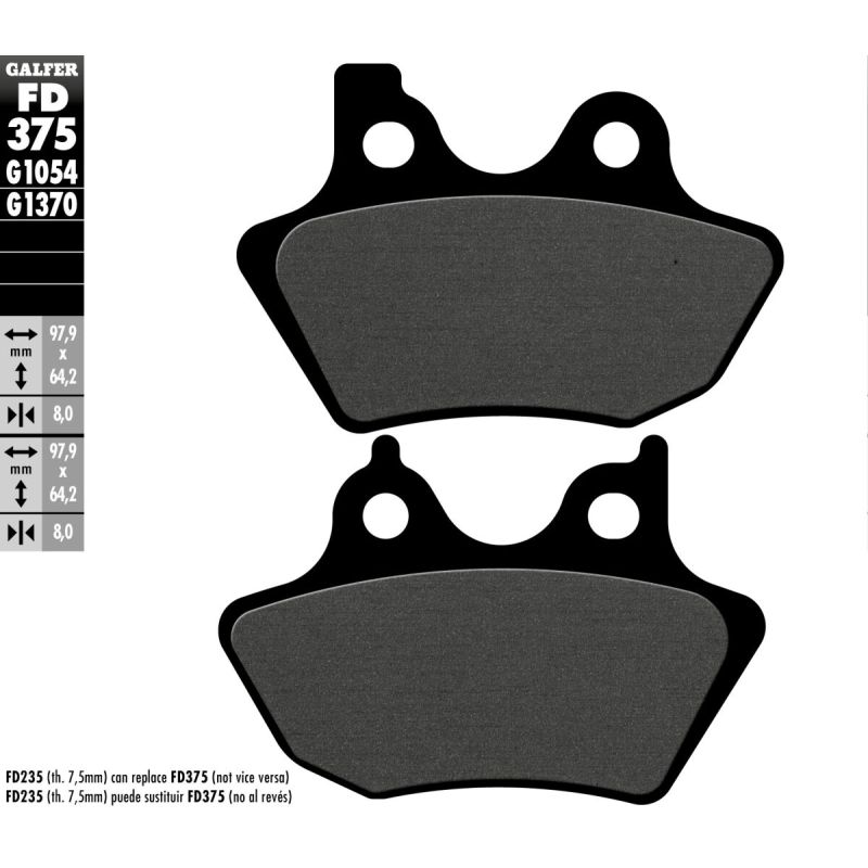 BRAKE PAD SEMI METAL - 17213201