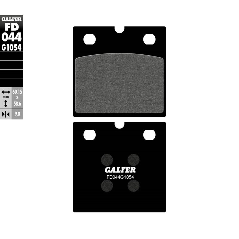 BRAKE PAD SEMI METAL - 17213536