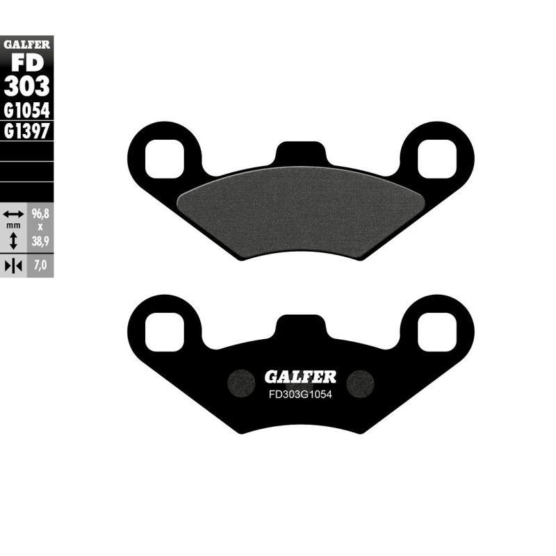 BRAKE PAD SEMI METAL - 17213544