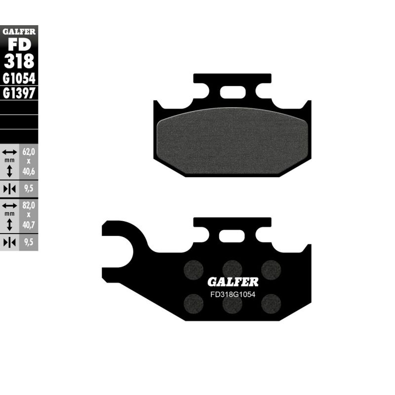 BRAKE PAD SEMI METAL - 17213545