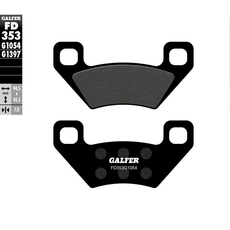 BRAKE PAD SEMI METAL - 17213546