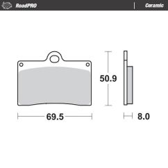 BRAKE PAD CERAMIC - 17220889