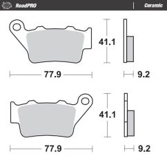 BRAKE PAD CERAMIC - 17220900