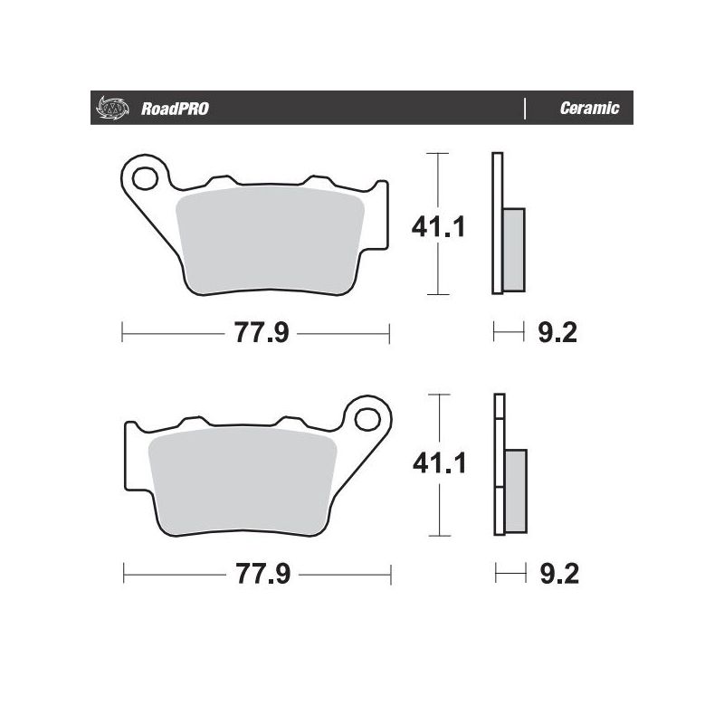 BRAKE PAD CERAMIC - 17220900