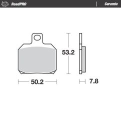 BRAKE PAD CERAMIC - 17220909